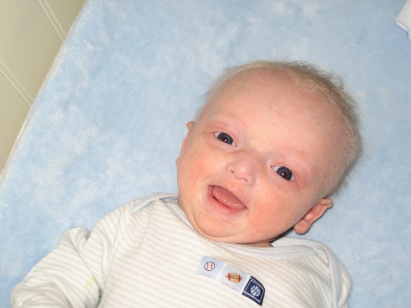 Keegan's First Smile