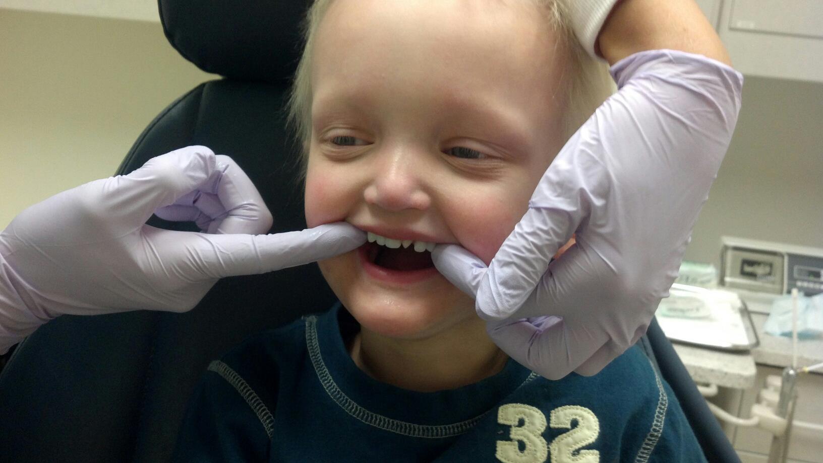 Keegan's First Denture!