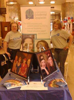Here I am at another rally helping to raise awareness.