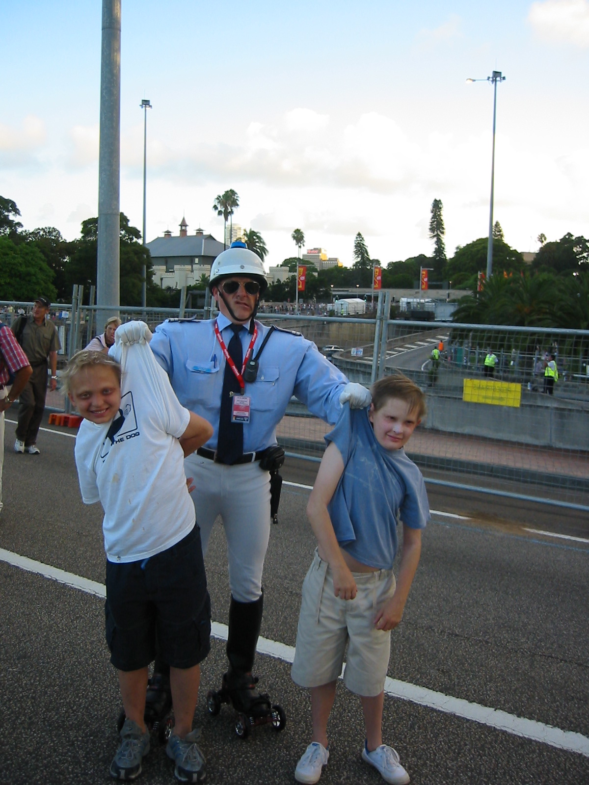 Mac Ferris and Tom Brennan together in Australia