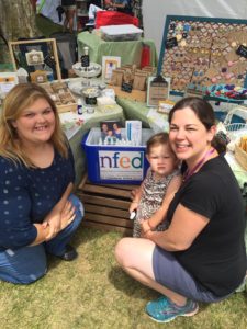Liz meets Veronica who is affected by ectodermal dysplasia at the festival.