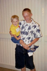 Jason has always enjoyed attending the Family Conference.