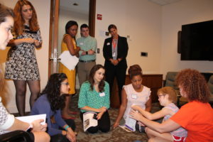 amy and Molly Levernz with Grand Rounds attendees