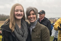 Youth advocate, Allison Steele, shared her dental journey with Joni Ernst and the need for the Ensuring Lasting Smiles Act.