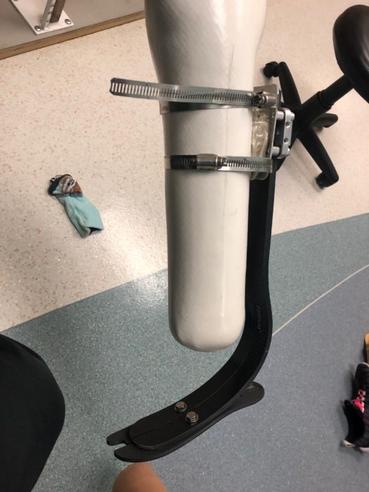 A carbon foot