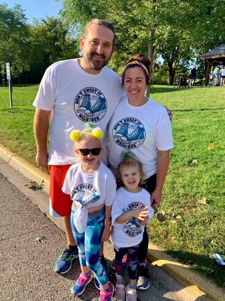 The Nawrocki Family at their Minnetonka 5k