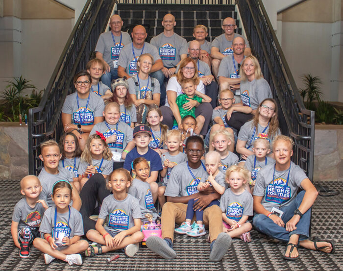 NFED members affected by hypohidrotic ectodermal dysplasia at Family Conference.